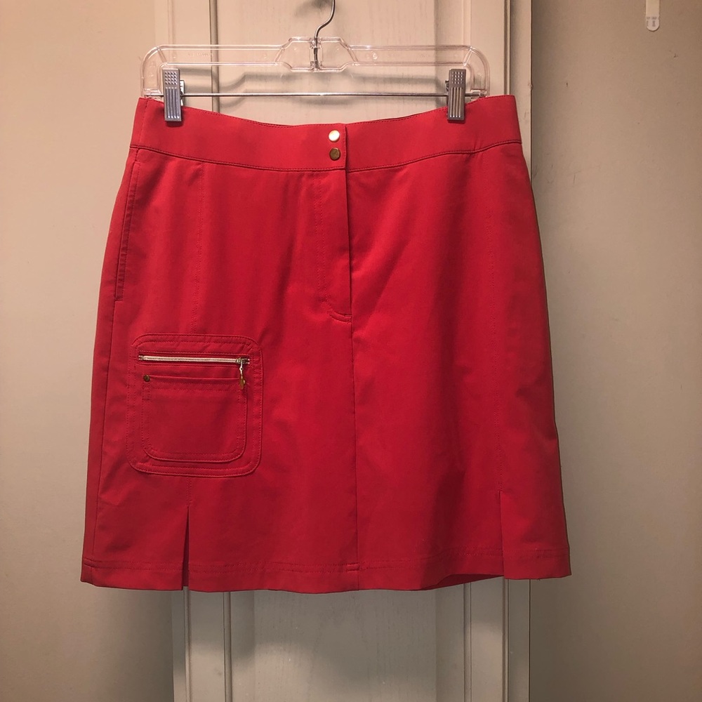 Zenergy by Chico’s Golf skort Size .5,  orange/red color Great condition.